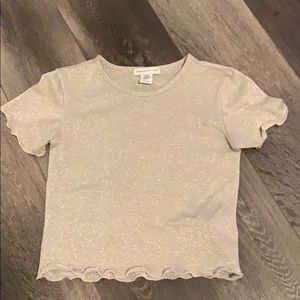 Urban outfitter sparkly crop top
